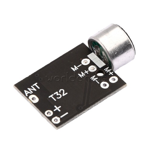 Mikrofon bezprzewodowy MIC FM 10dBm Moduł nadajnika Obsługa dwukanałowego stereo - Zdjęcie 12 z 13