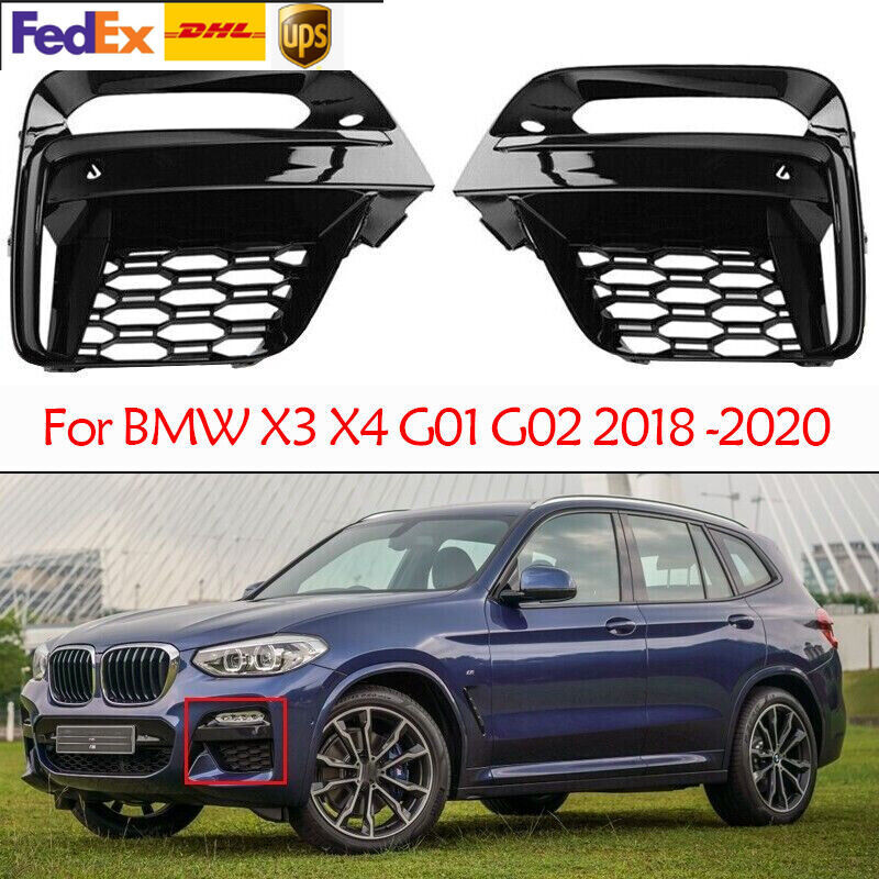 AV115　BMW　G01 G02 X3 X4　フォグランプ　右　63179492772 BMW X4 X3 Grills Honeycomb フォグランプLED化｜ベロフ製バルブでホワイト