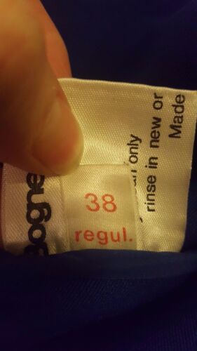 RARE! Vintage BOGNER Blue Ski Suit Overalls & Jacket Sz 42 38 Snowboarding - Picture 12 of 12
