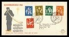 DR WHO 1961 NETHERLANDS FDC CHILD SEMI POST COMBO R56152