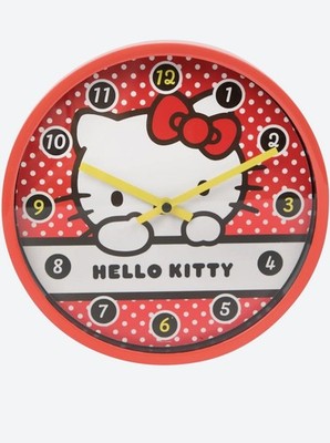 Wanduhr, Kinder, Hello Kitty, 22 cm | NEU & OVP