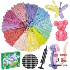 260 Balloons with Pump, Premium Long Latex Twisting Balloons animal kit,