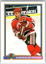 1991-92 Bowman #273 - Viacheslav Fetisov New Jersey Devils (NM) *HGCARDS*