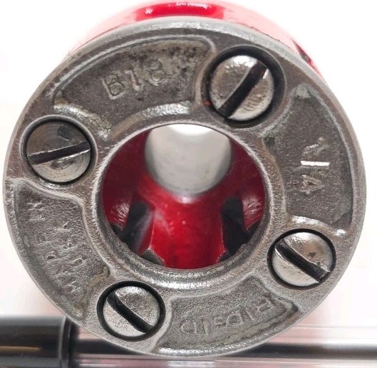 Vintage 1/4" Ridgid Die Head for 0-R Drop Head Pipe Threader