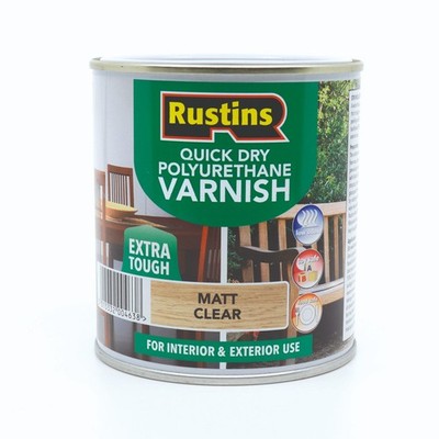 Rustins Quick Dry Polyurethan Lack glänzend/matt/satiniert versch. Farben