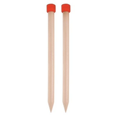 KnitPro Jumbo Birch: Knitting Pins: Single-Ended: 40cm x 25.00mm