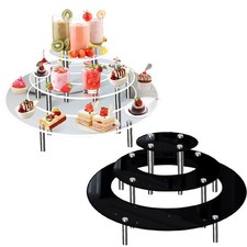 Présentoir à gâteaux acrylique haute transparence décorations créatives pou