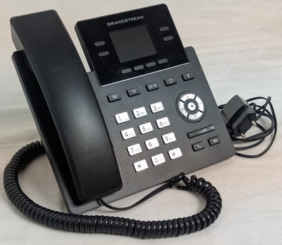 Grandstream GRP2612 VOIP Telefon mit Farb-Display, Standfuß & Netzteil