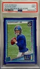 2025 Optic Preview Jaxson Dart Rookie Card #400 BLUE SCOPE 🔵PSA 9🔵 RC Low Pop!