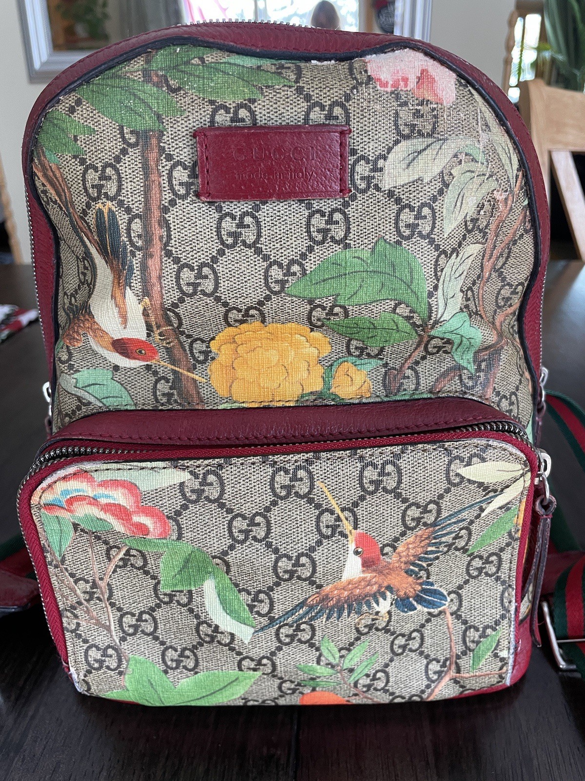 Authentic with papers! Gucci Flora Backpack  Flow… - image 3