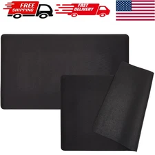 Versatile Black Gaming Mats 2-Pack - Perfect for Card Games & Collectibles