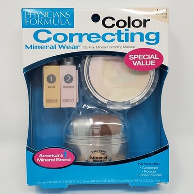 Physicians Formula Mineral Wear Correcting Kit: Concealer, Powder, Loose Powder