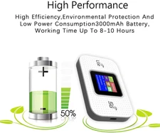 4G LTE Modem 300Mbps High Speed Mobile Router Phone Tablet up to 10 Devices Cell