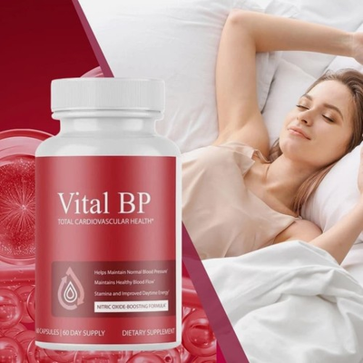 #ad Vital BP Support Blood Flow 60 Capsules Total Cardiovascular Health $17.89