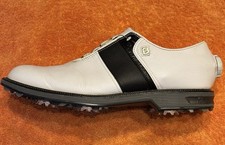 FootJoy DryJoys Premiere Series Shoes Mens Size 12M White / Navy Golf Spikes