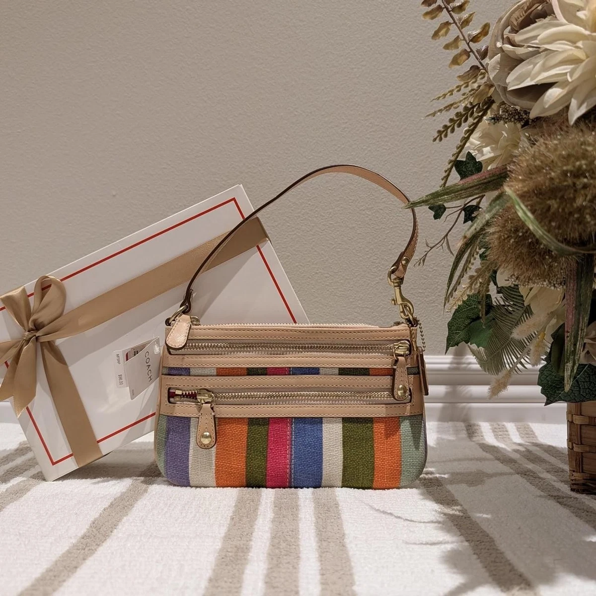 Coach Legacy Zip Canvas Exterior Bags & Handbags for Women for