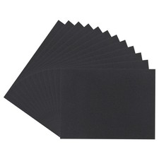 12Pcs Black EVA Foam Sheets 7.9x5.9" 2mm Thickness for Crafts DIY