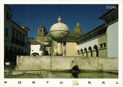 CPM AK Evora Largo Porta Moura PORTUGAL (1506162)