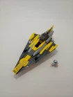 LEGO Star Wars The Clone Wars Anakin's Jedi Starfighter 7669 Incomplete **read**