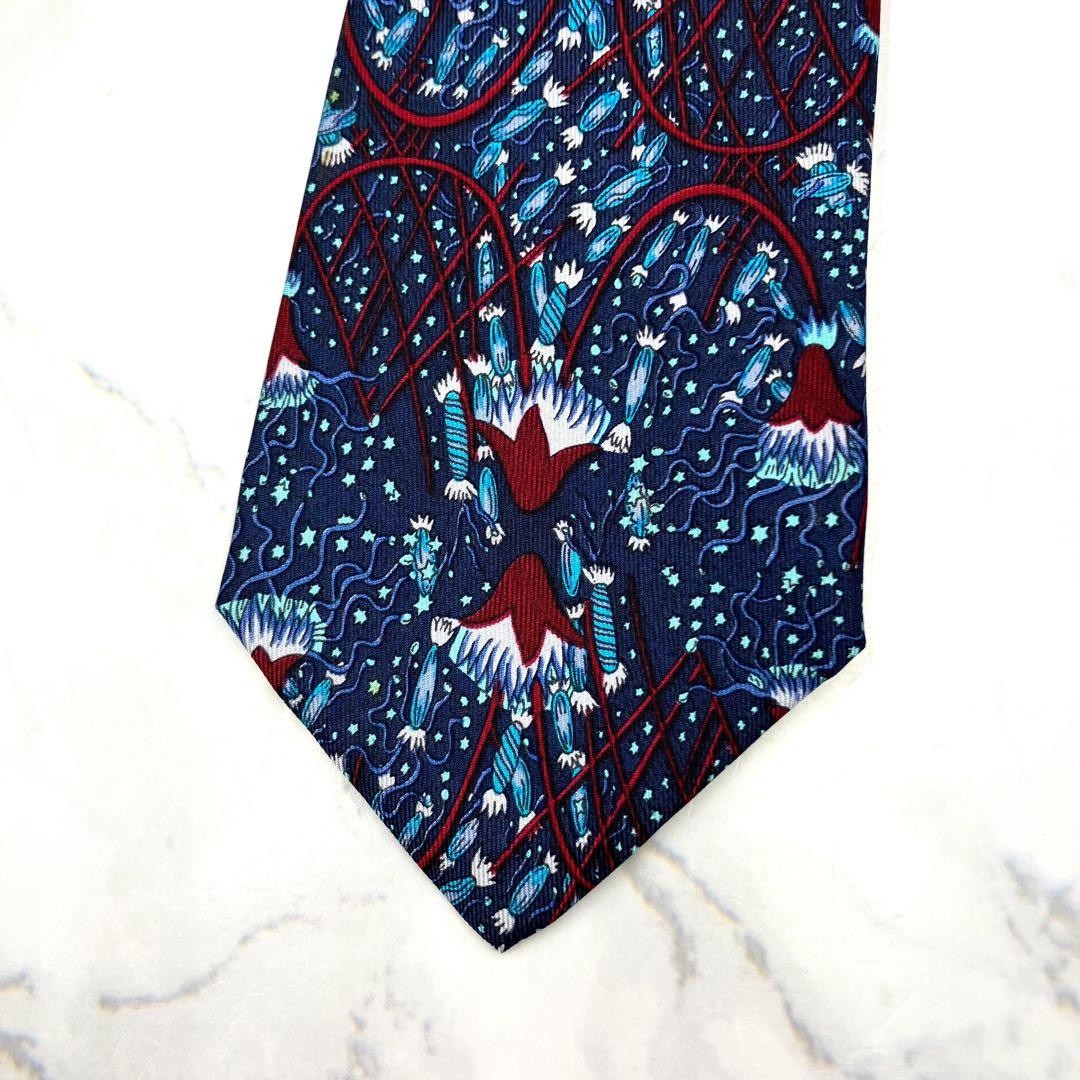 Hermes Constellation Pattern Necktie Fashionable … - image 3