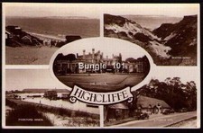 [35187] Highcliffe Dorset M/V early postcard c.1934