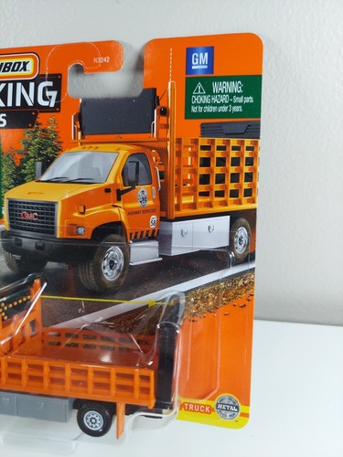 GMC 3500 TRUCK 15/16 Orange Highway Services Matchbox Working Rigs A5 - Picture 3 of 3