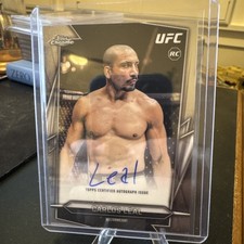 2026 Topps Chrome UFC Base Card Autograph #BAV-CL Carlos Leal (AU, RC)