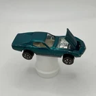 VTG Hot Wheels Redline Custom Corvette Aqua 1968 Diecast Collectible Car Mattel
