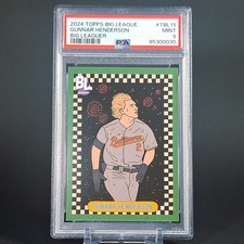 2024 Topps Big League Gunnar Henderson Big Leaguer Insert PSA 9 MINT Orioles 