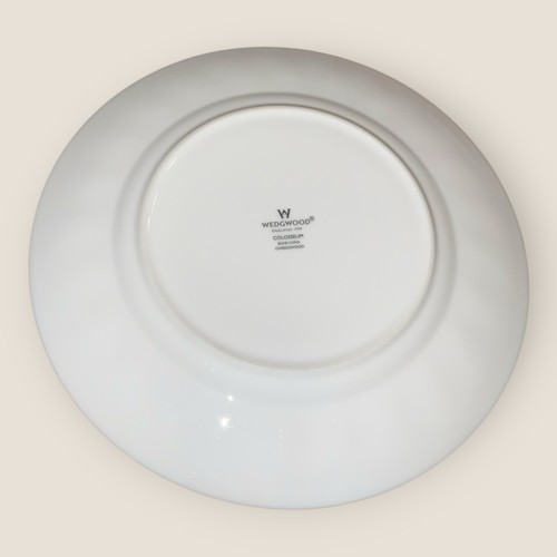 Wedgwood Colosseum 2x Salatteller 8" weiß English Bone China guter Zustand - Bild 8 von 9