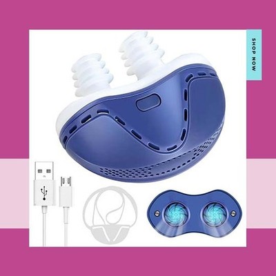 Micro Electric Mini Anti Snoring Device Electric Sleep Apnea Relief System New