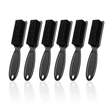 6 Pcs Barber Clipper Cleaning Set - Trimmer Brush, Duster, Manicure Nylon Brush,