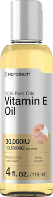 Vitamin E Oil for Skin and Face | 30,000 IU | 4 Fl Oz | 100% Pure Oils | Moistur