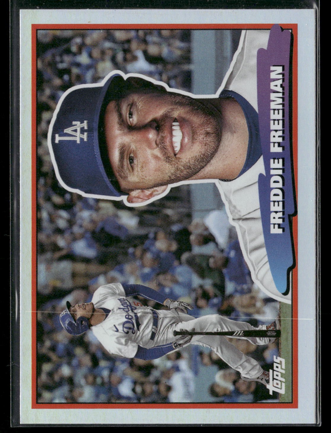 2022 Topps Archives #88BF-8 Freddie Freeman 1988 Topps Big Foil