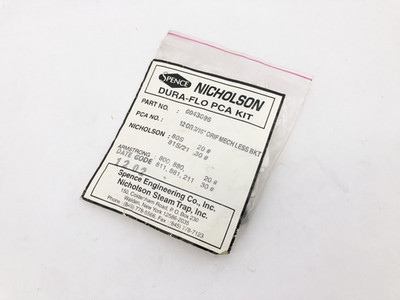 New Spence Nicholson 0043096 Repait Kit 12 OR 3/16'' ORIF MECH LESS BKT