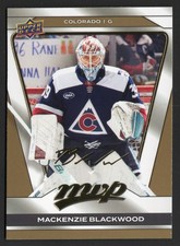 2025-26 NHL UPPER DECK MVP GOLD SCRIPT CARD [COLORADO] - 154 Mackenzie BLACKWOOD