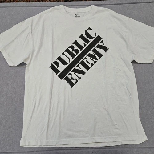 Public Enemy Rap Hip Hop T-Shirt Mens Size 2XL 1980s vintage concert t-shirt, vintage, size XXL, single stitch, B+ condition