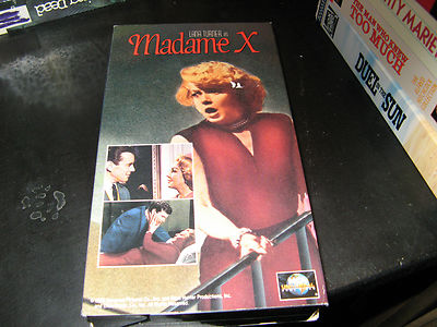 VHS-Madame X-Lana Turner-John Forsythe-Ricardo Montalban-Constance Bennett