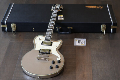 Unplayed! D Angelico Deluxe Atlantic Single-Cut Guitar Desert Sand+OHSC
