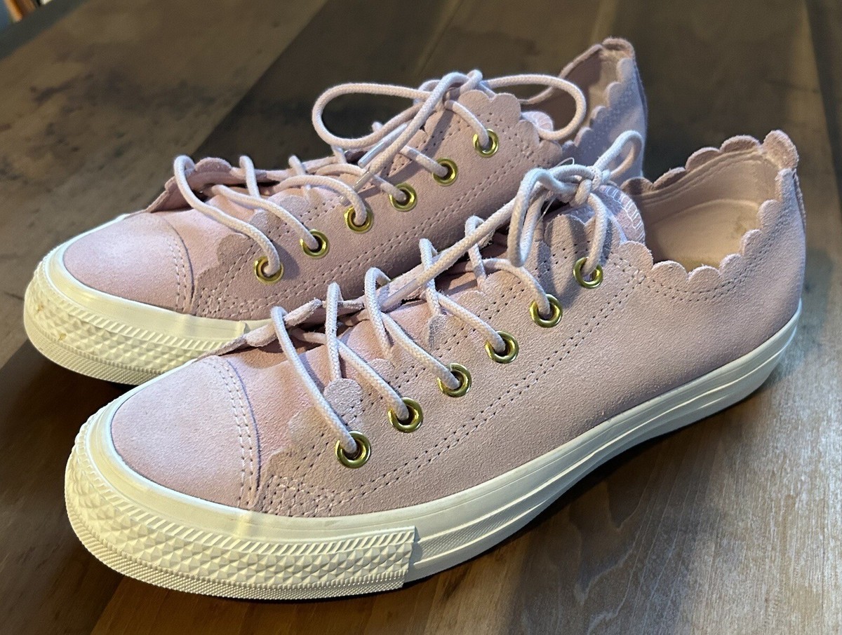 Converse Chuck Taylor All Star Frilly Thrills Pink Foam Gold Egret