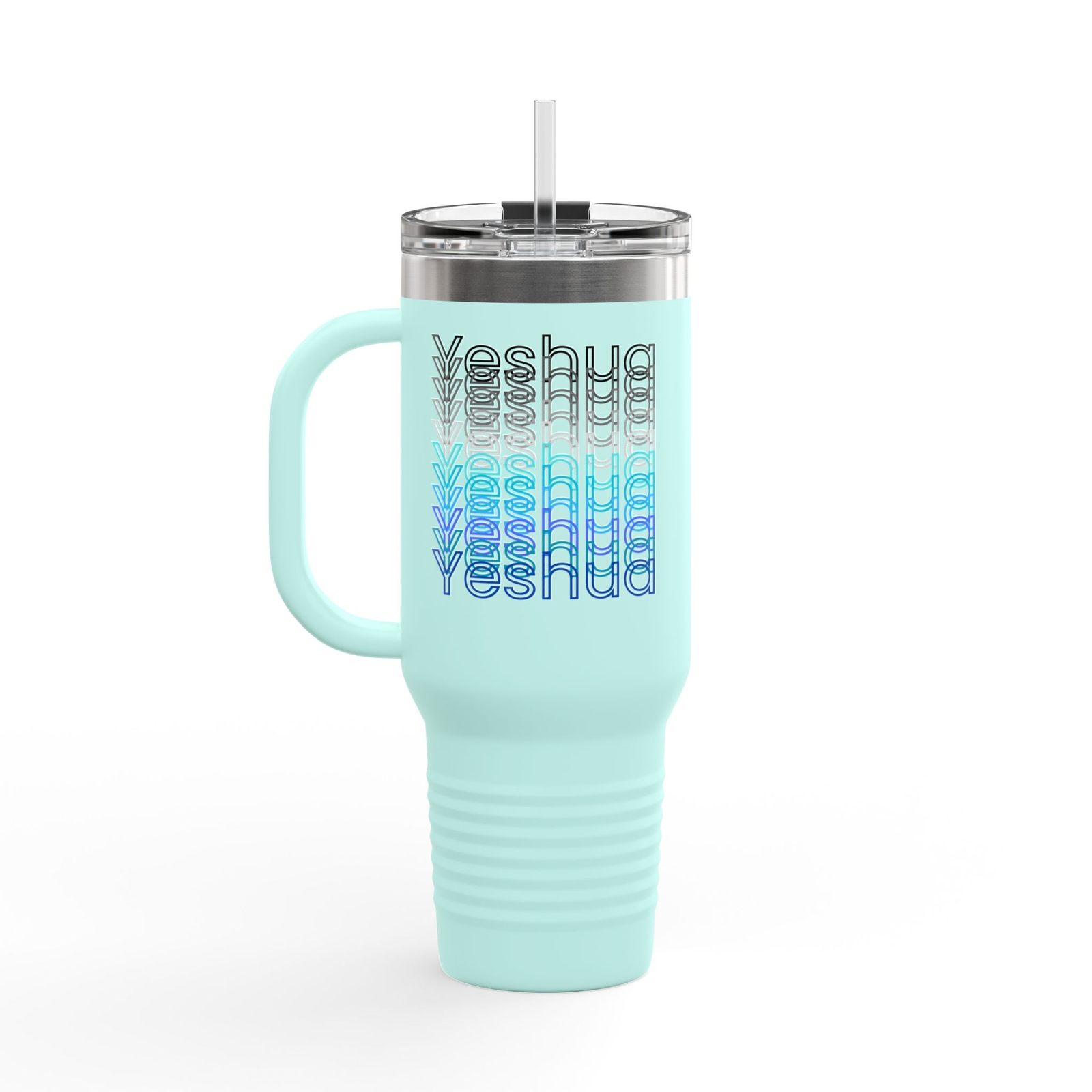 Personalized Yeshua Insulated Travel Mug, 40oz, Ideal for Road Trips, Gifts
