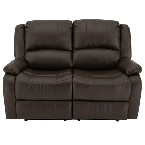 RecPro Charles 58" Double RV Wall Hugger Recliner Sofa Chestnut RV Furniture - Picture 4 of 7