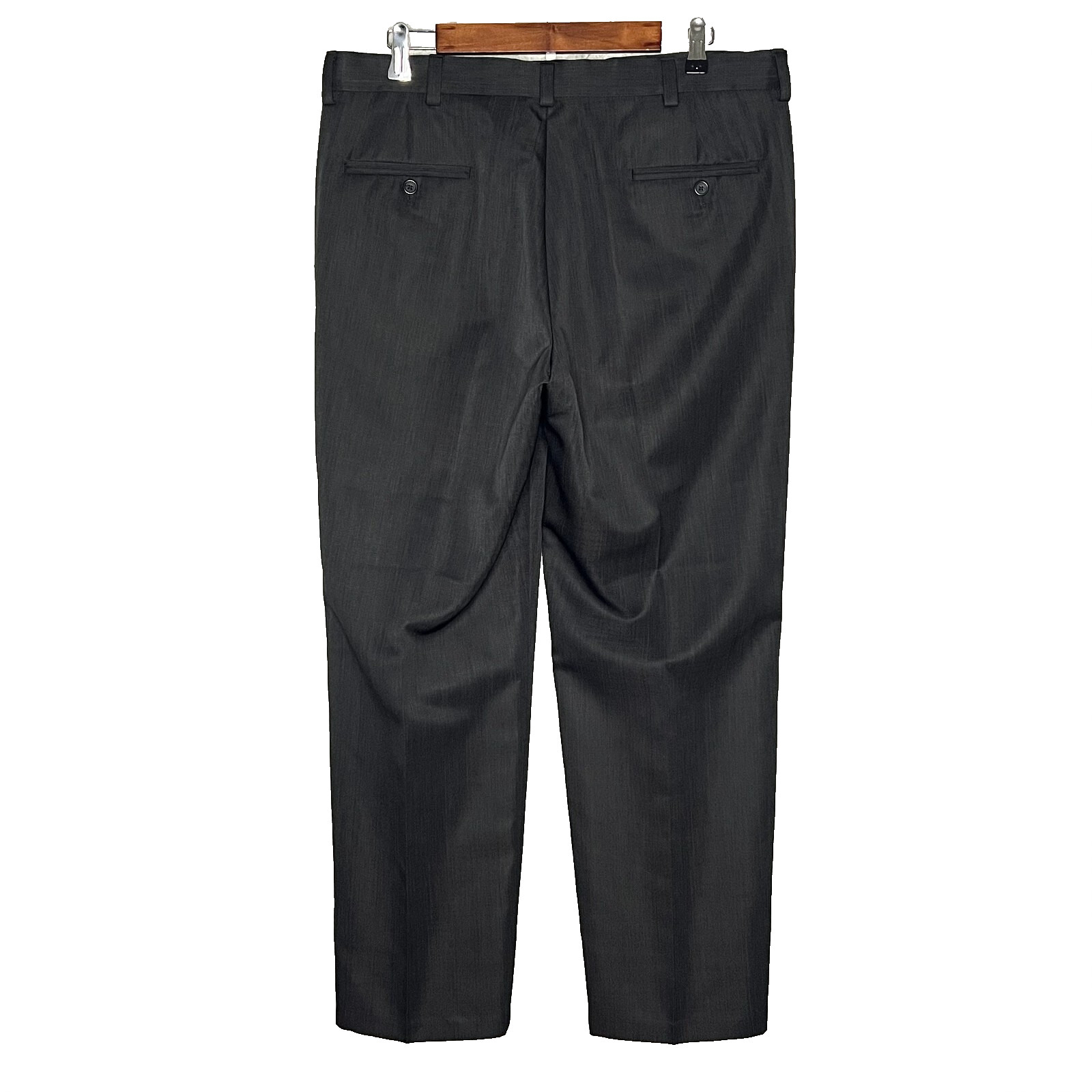 Kenneth Cole Reaction mens straight dress pants size 36 x 30 textured black