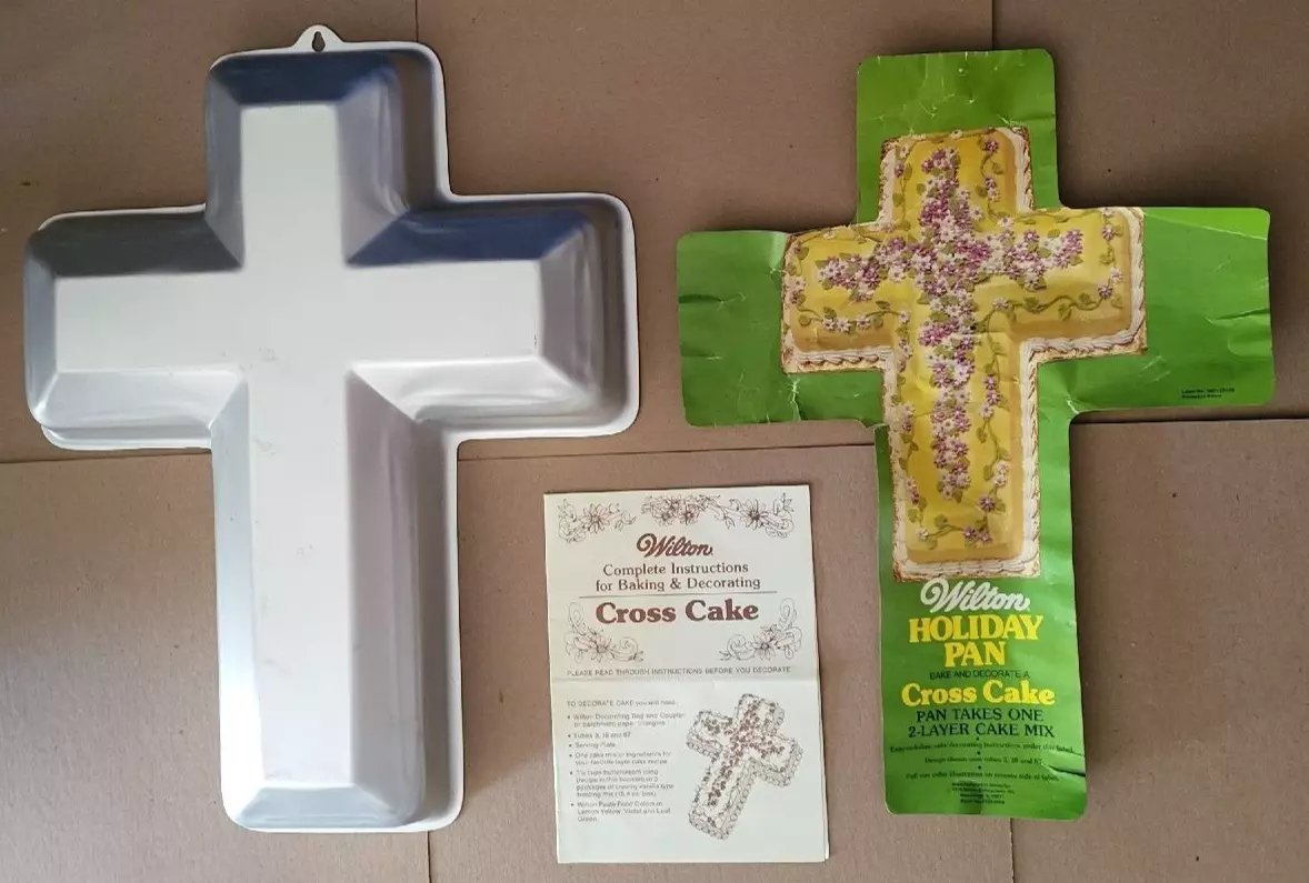 Wilton cross top cake pan