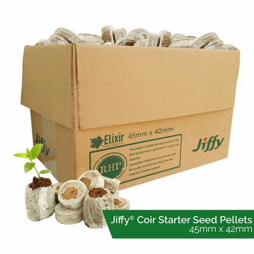 Jiffy 7C Coir Pellets Organic Peat Free Hydroponic Seed Propagation
