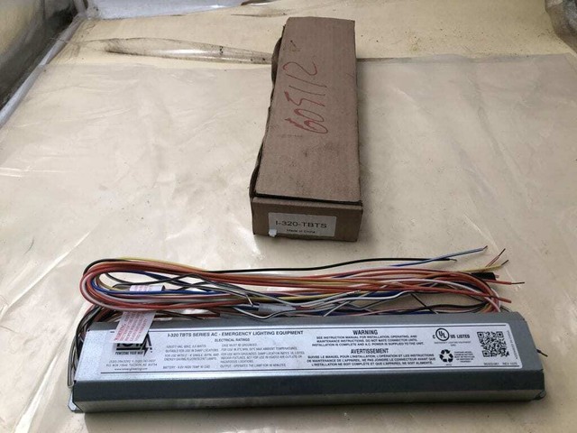 IOTA I-320 TBTS Series Emergency Lighting Ballast T5 or T8 120-277v