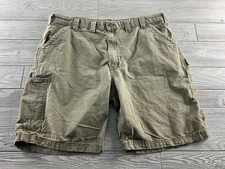 Carhartt Shorts Mens Size 44 Tan B147 LBR Brown Carpenter Workwear Canvas