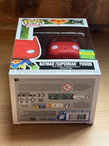 FUNKO BATMAN SUPERMAN FUSION DC COMICS SDCC 24 LTD ED MOVIE RARE CON - Picture 4 of 8