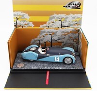 Statisches Modellauto Bugatti F1 Typ 57S 45 A.C.F. Gp 1937 Jean Scala 1/18