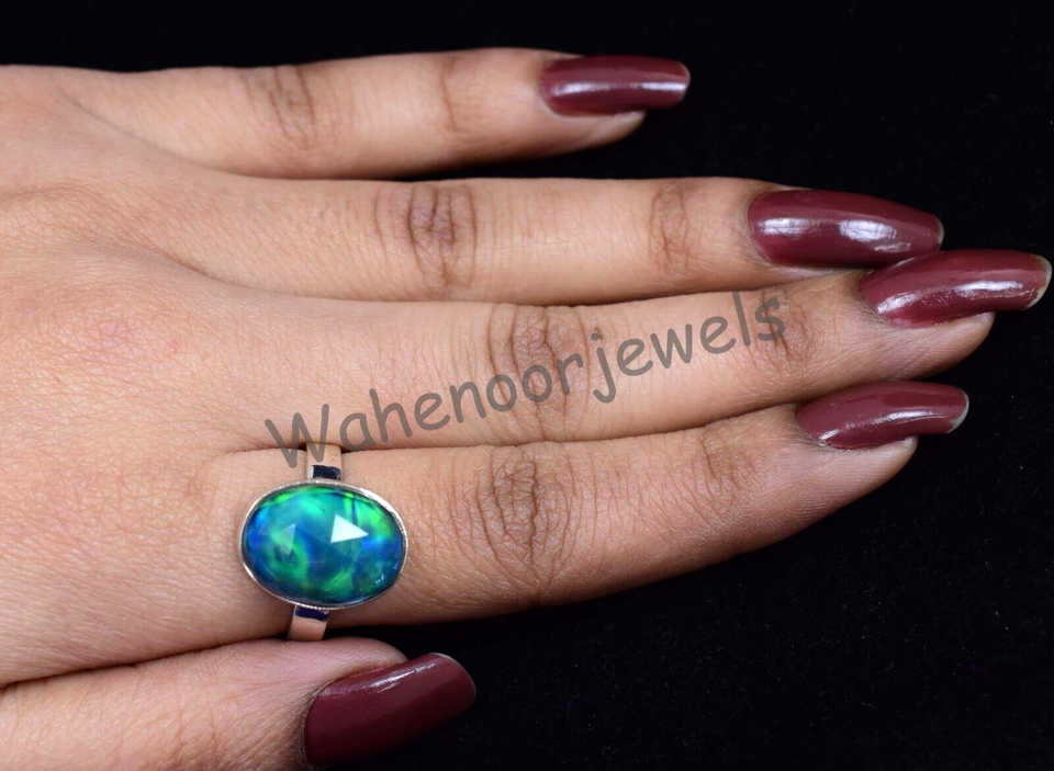 Anelli Per Do Regolabili Aperti Con Motivo Floreale Autentico In - Foto 2